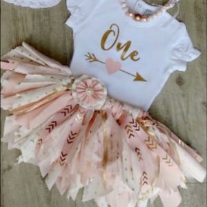 First Birthday Baby Girl Outfit
